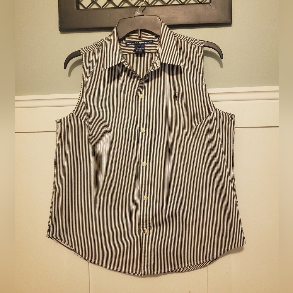 Ralph Lauren, size 14, black and white